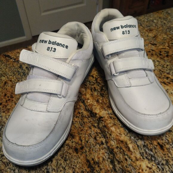 New Balance 813 White Men's Casual Hook and Loop Strap Sneakers MW813HWT Size 9 - Picture 3 of 12